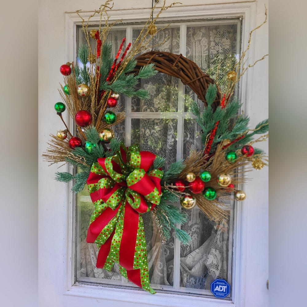 Handmade Christmas wreath